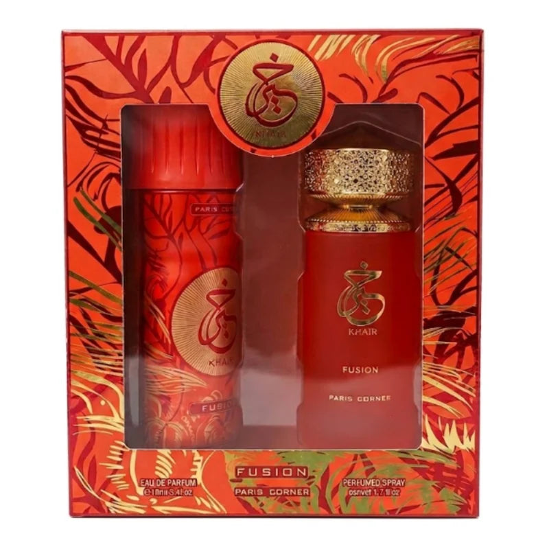 Set regalo Khair Fusion PARIS CORNER Edp 100ml + spray 200ml