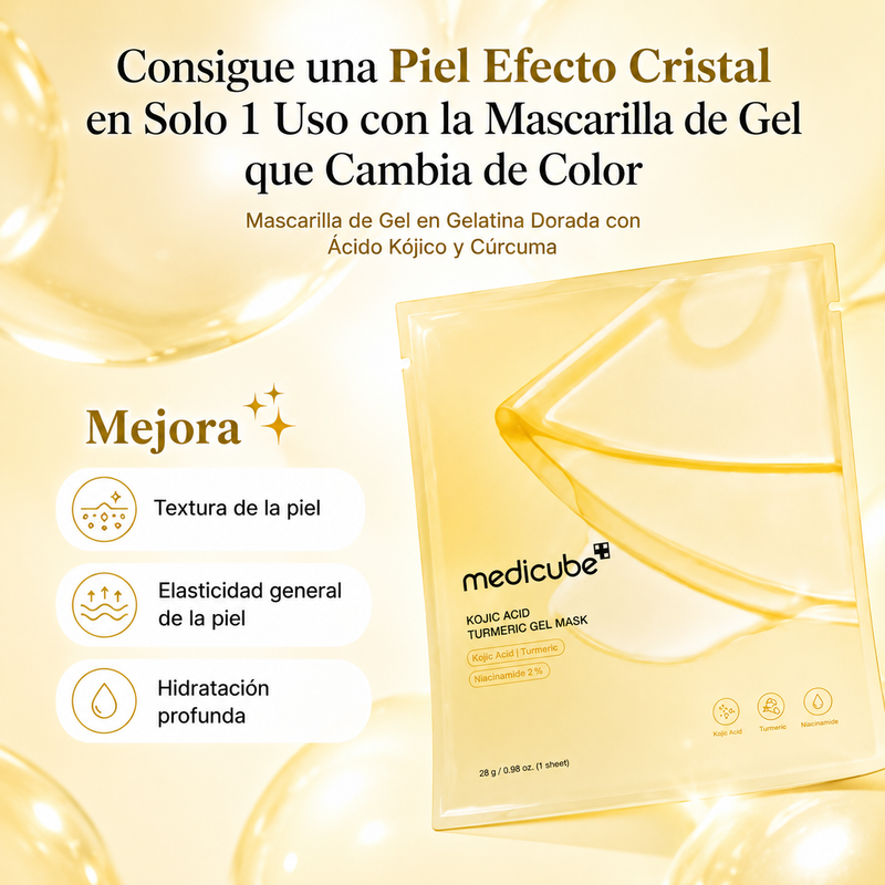 Kojic Acid Turmeric Brightening Gel Mask MEDICUBE