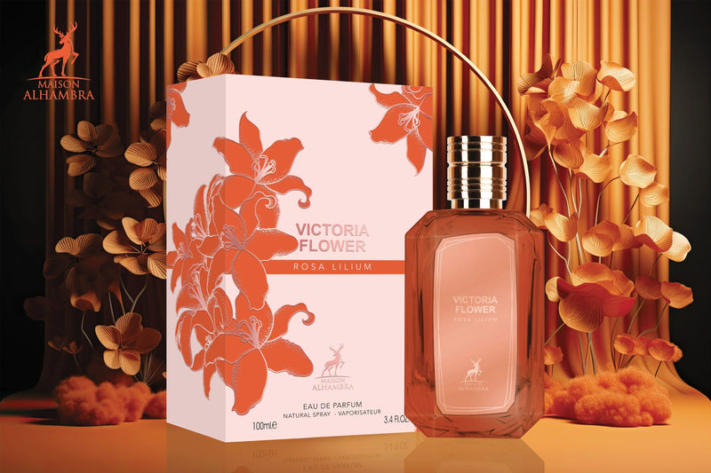 Victoria Flower Rosa Lilium MAISON ALHAMBRA 100ml - Muestra 3 ml
