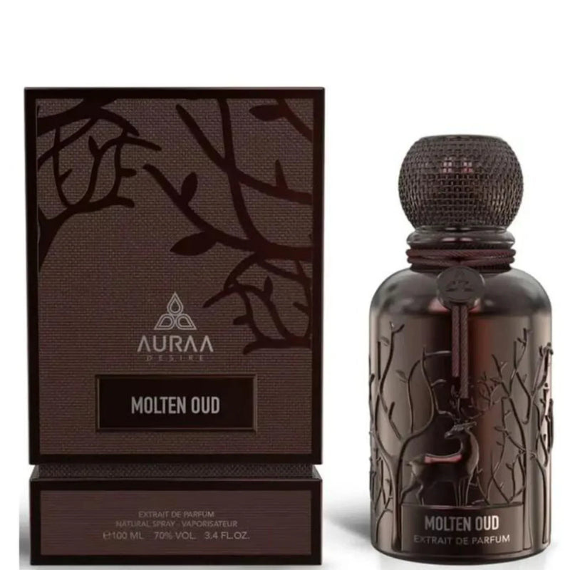 Molten Oud Extrait de Parfum AURAA DESIRE 100ml - Muestra 3 ml