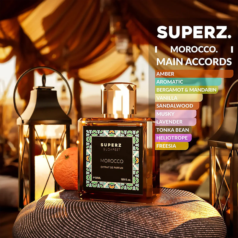 Morocco Extrait de Parfum SUPERZ. BUDAPEST - Muestra 5 ml