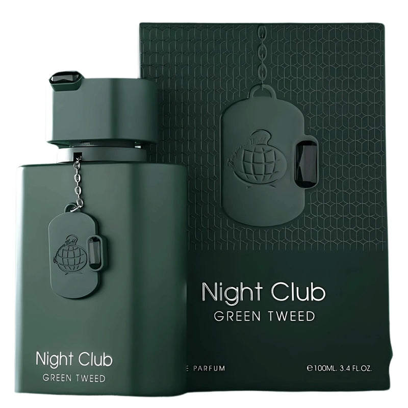 Night Club Green Tweed FRAGRANCE WORLD 100ml - Muestra 5 ml