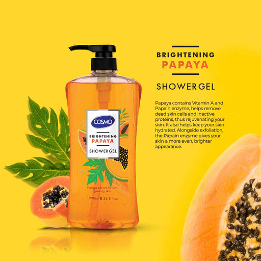 Brightening Papaya Shower Gel COSMO 1000ml