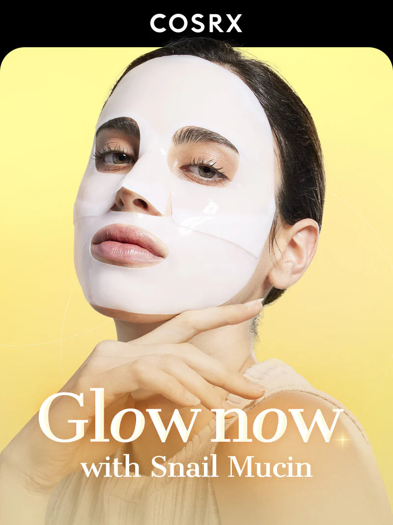 Advanced Snail Mucin Glass Glow Hydrogel Mask COSRX