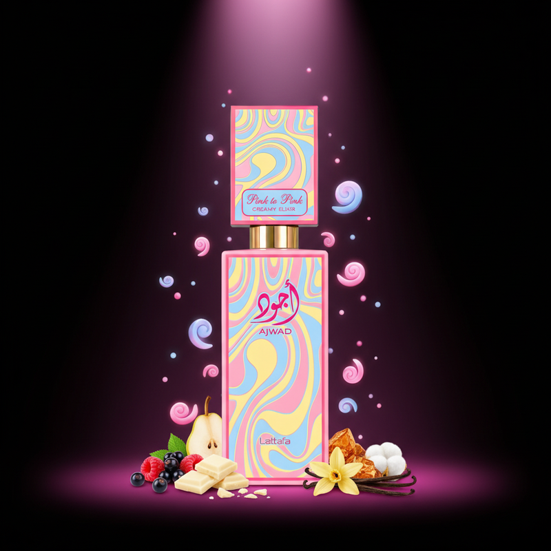 Ajwad Pink to Pink Creamy Elixir LATTAFA - Muestra 3 ml