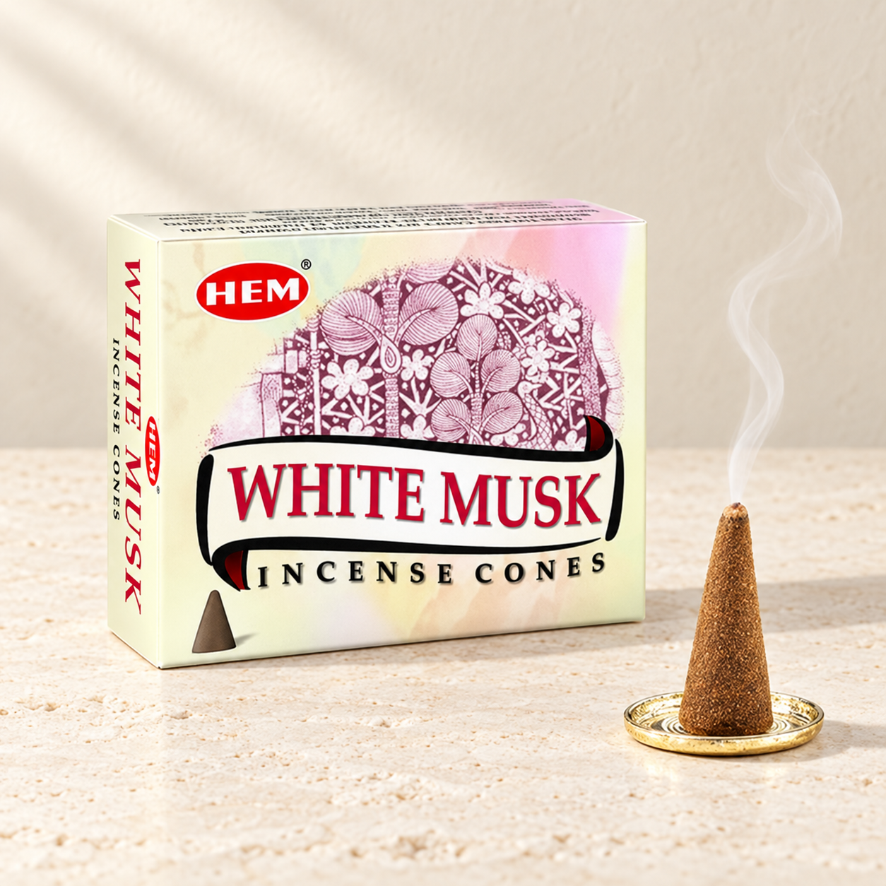 Conos de incienso White Musk de HEM