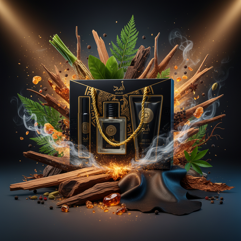 Asad Gift Set cu ingrediente naturale