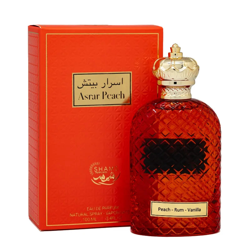 Asrar Peach Shams Perfumes 100ml - Muestra 10 ml