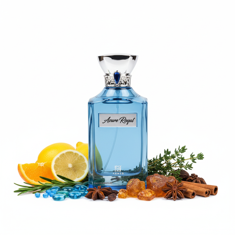 Azure Royal Perfume Unisex Floral AHMED AL MAGHRIBI — Arabic Parfums
