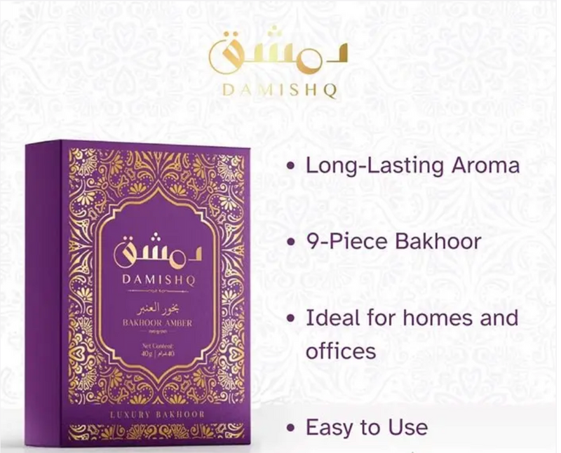 Bakhoor Al Amber Inciensos DAMISHQ 40gr