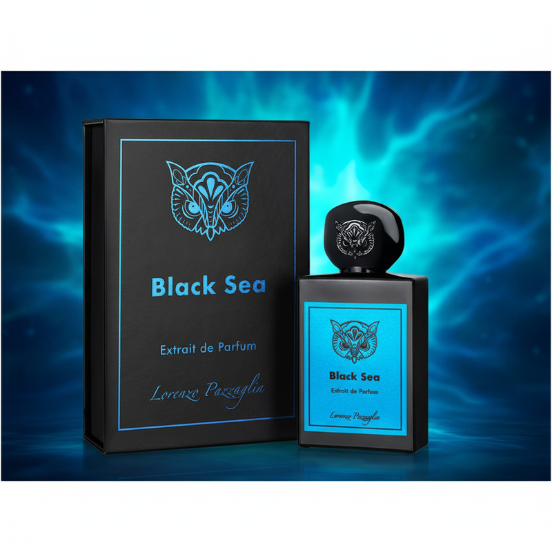 Black Sea LORENZO PAZZAGLIA colorat - cutie și sticlă