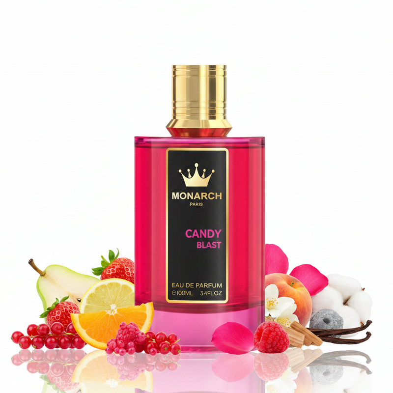 Candy Blast Monarch Paris - Fond Alb