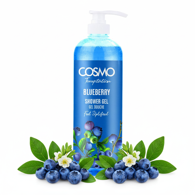 Cosmo Blueberry Shower Gel con ingredientes naturales