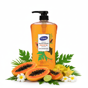 Cosmo Brightening Papaya Shower Gel con ingredientes naturales
