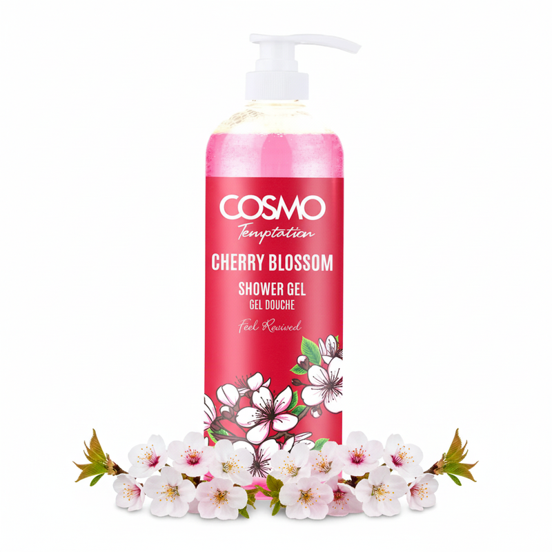 Cosmo Cherry Blossom Shower Gel con ingredientes naturales