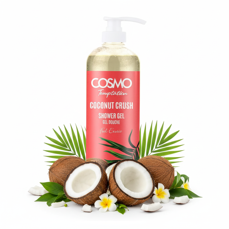 Cosmo Coconut Crush Shower Gel con ingredientes naturales