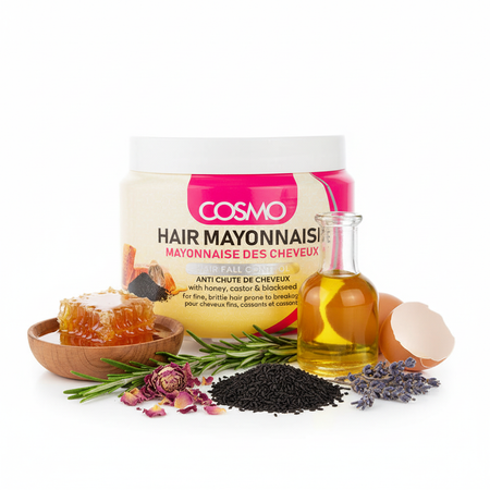 まゆ　COSMOS II エンリッチクリーム・ローションセット COSMO Hair Mayonnaise – Restorative Nourishing Hair Treatment