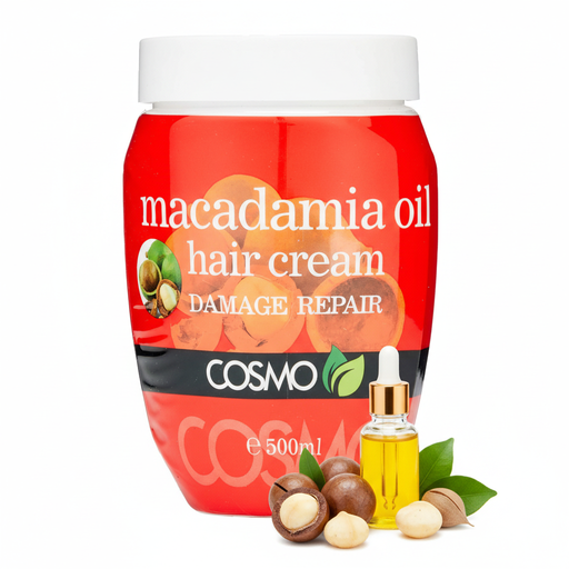 Cosmo Macadamia Oil Hair Cream Damage Repair cu ingrediente