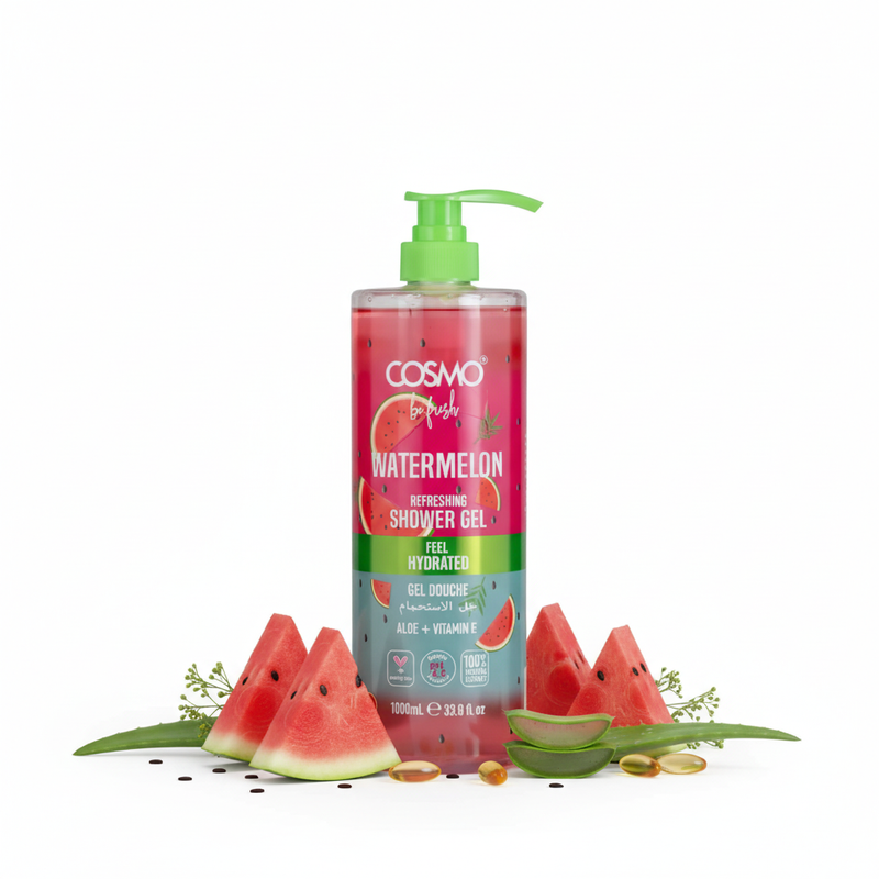 Cosmo Watermelon Shower Gel con ingredientes naturales
