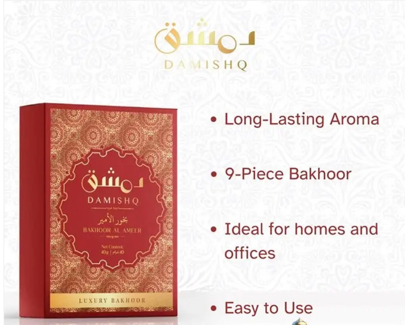 Bakhoor Al Ameer Inciensos DAMISHQ 40gr