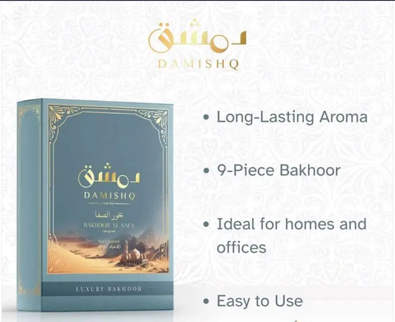 Bakhoor Al Safa Inciensos DAMISHQ 40gr