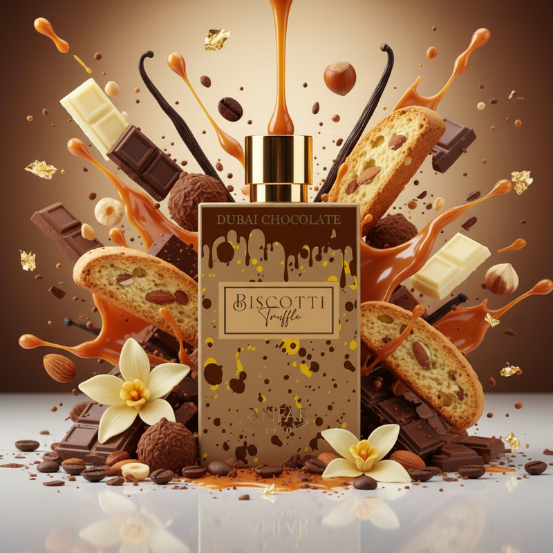 Biscotti Truffle Dubai Chocolate ANFAR - Muestra 10 ml