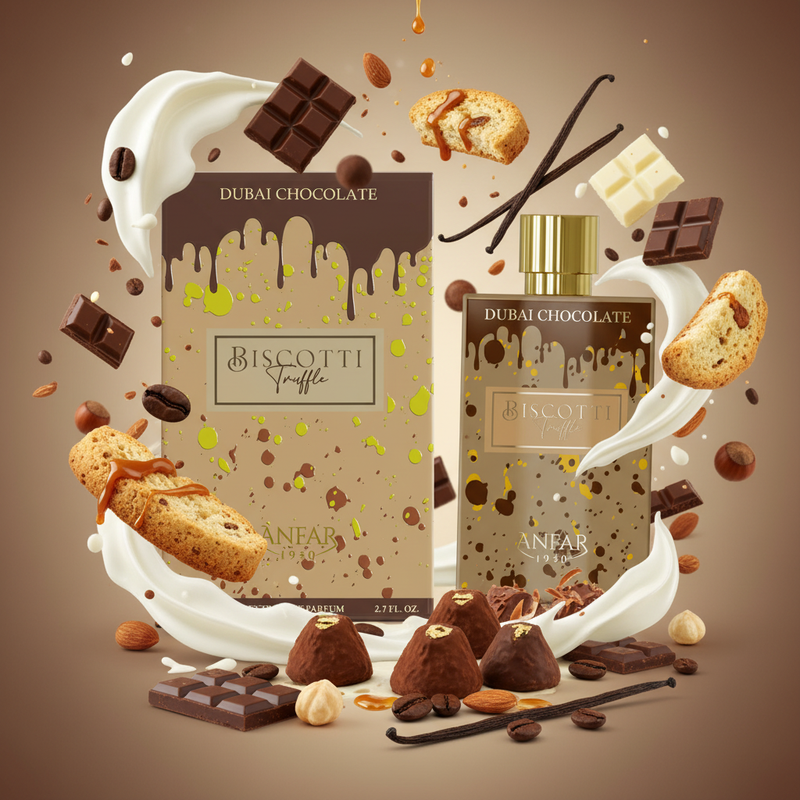 Biscotti Truffle Dubai Chocolate ANFAR - Muestra 10 ml
