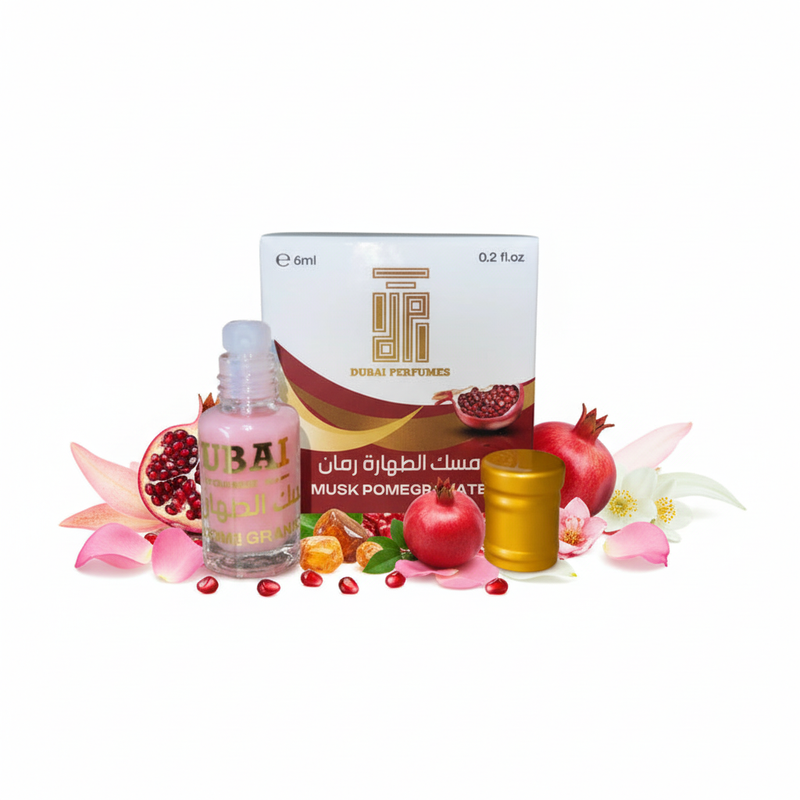 Dubai Perfumes Musk Pomegranate con ingredientes naturales