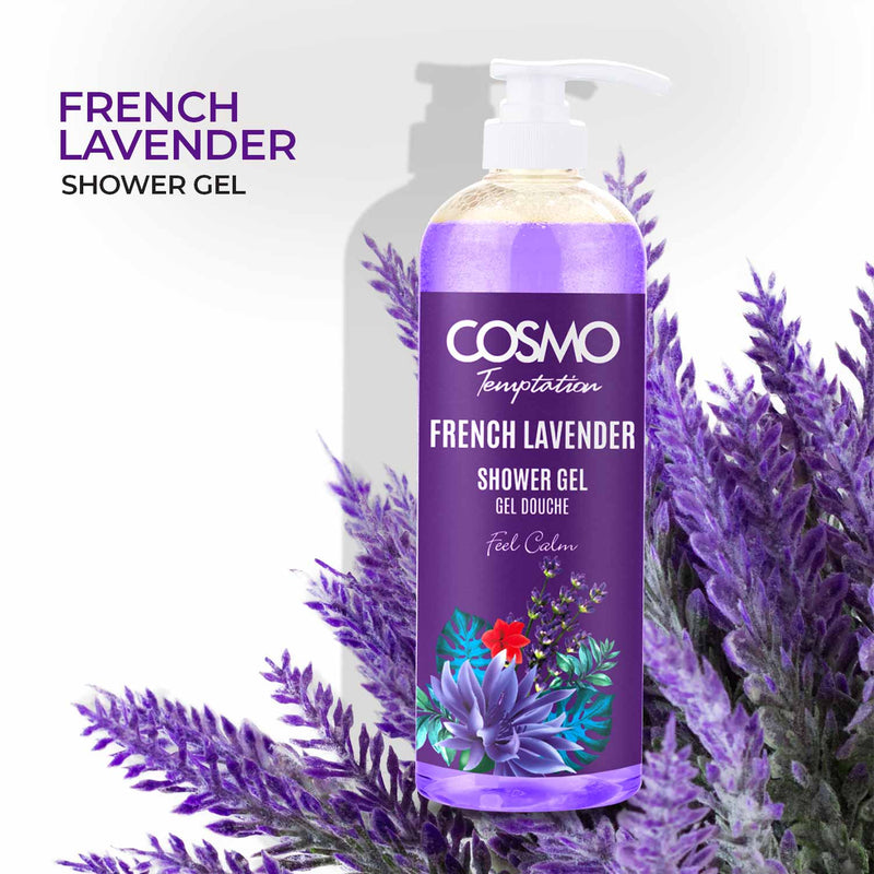Temptation French Lavender Shower Gel COSMO 1000ml