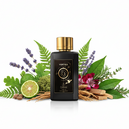 Ginsari Vortex sticla cu ingrediente