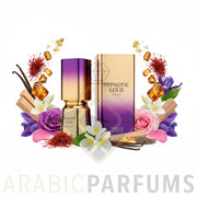 French Avenue Hypnotic Gold cu ingrediente în jurul bazei