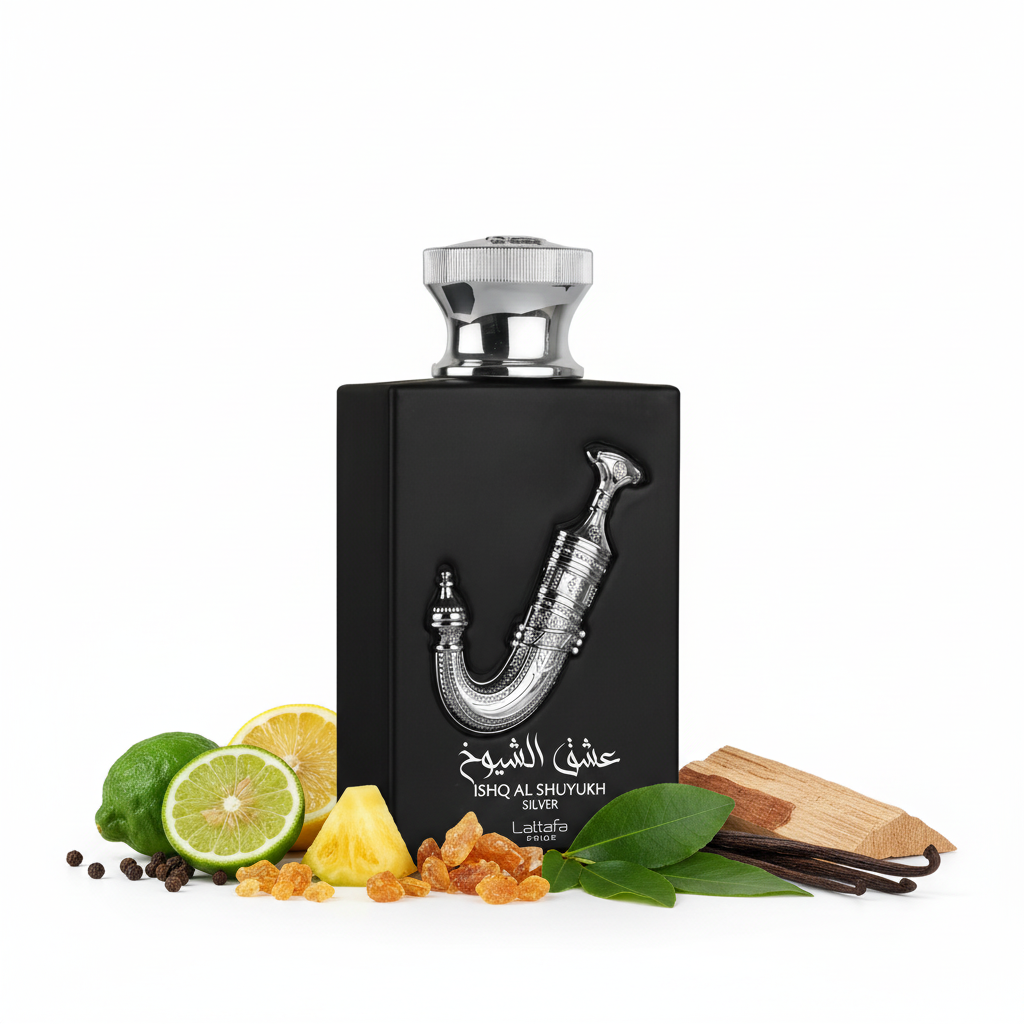 Ishq Al Shuyukh Silver Lattafa Pride | Perfume Masculino Amaderado