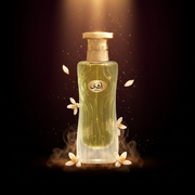 ARWA Eau de Parfum - Imagen editorial premium con atmósfera lujosa y dramática