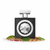Frasco Wajood de Lattafa Pride EDP, botella cuadrada con marco negro mate y disco circular plisado radial en cromo plateado, cuello negro mate y tapa rectangular cromo plateado, sobre fondo blanco, rodeado de notas marinas, pimienta rosa, vetiver, pachulí, sándalo y ámbar.