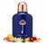 Frasco Private Key To My Life de Armaf Club de Nuit Extrait de Parfum, botella redondeada azul marino brillante, llave ornamental 3D oro rosa con cabeza floral y cristal, texto oro rosa PRIVATE KEY To my Life, collar oro rosa club de nuit y tapa cúpula oro rosa, sobre fondo blanco, rodeado de pimienta rosa, bergamota, pomelo, melón, lima, naranja, piña, limón, ciruela, muguete, rosa, jazmín, magnolia, almizcle, cuero, ámbar y pachulí.