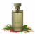 Frasco Roots de Liwan EDP, botella cilíndrica alta en vidrio esmerilado verde oliva-khaki con acanalado vertical profundo, logo monograma LI dorado pequeño, texto dorado LIWAN ROOTS, banda collar multi-anillo dorado prominente en la parte superior del cuerpo, cuello dorado corto, tapa cilíndrica ancha verde oliva mate con anillo dorado en la base, rodeado de pimienta rosa, ciprés, pachulí y gamuza.