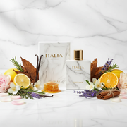 ITALIA POUR HOMME with elegant background