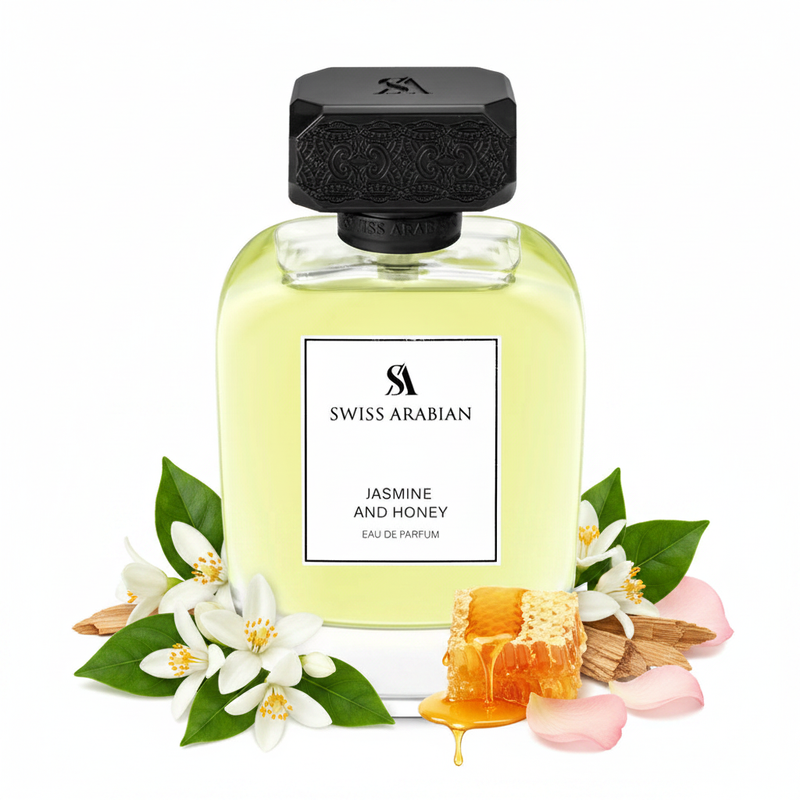 Jasmine and Honey - Fond Alb