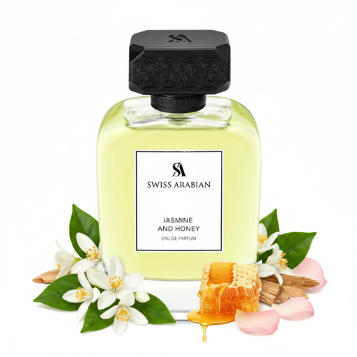 Jasmine and Honey - Fond Alb