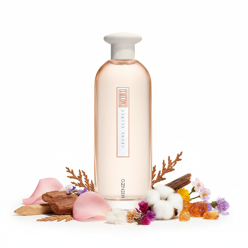 Kenzo Cèdre Secret con ingredientes naturales