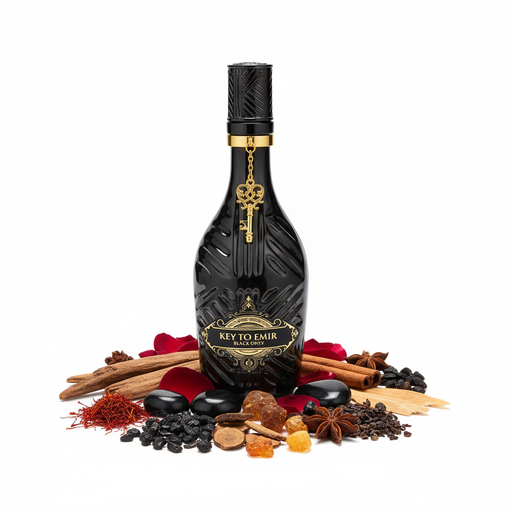 Key to Emir Black Onyx sticla cu ingrediente
