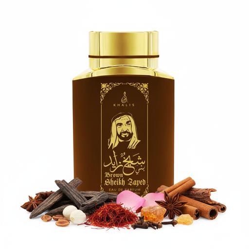 Khalis Brown Sheikh Zayed con ingredientes naturales