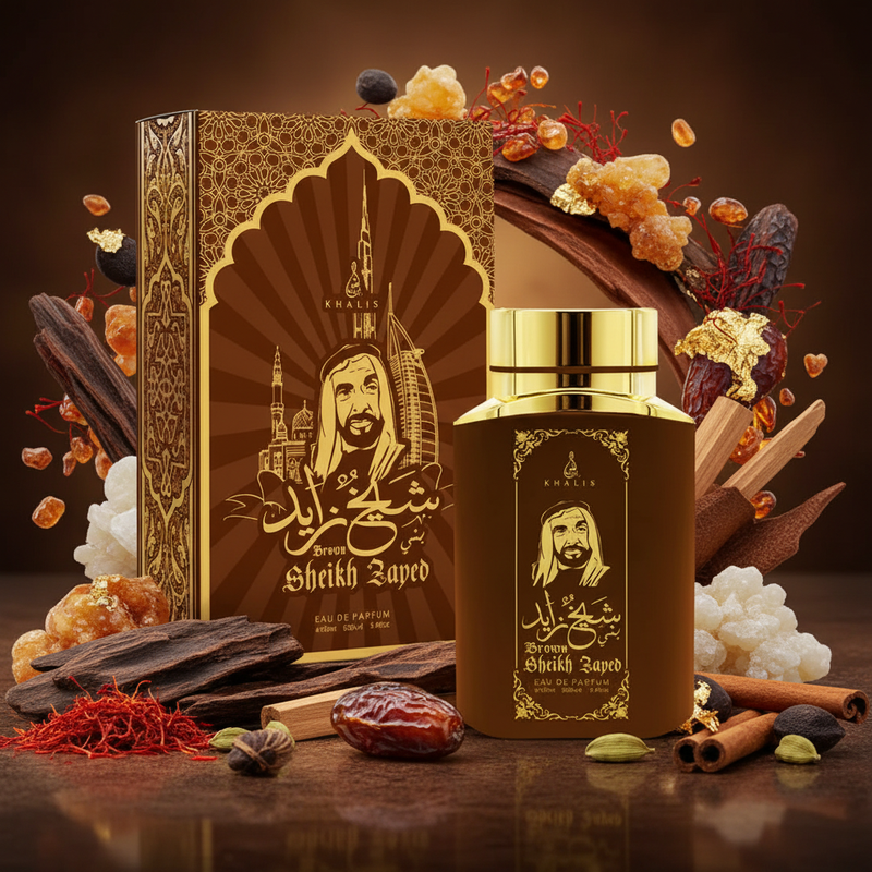 Khalis Brown Sheikh Zayed cu ingrediente naturale