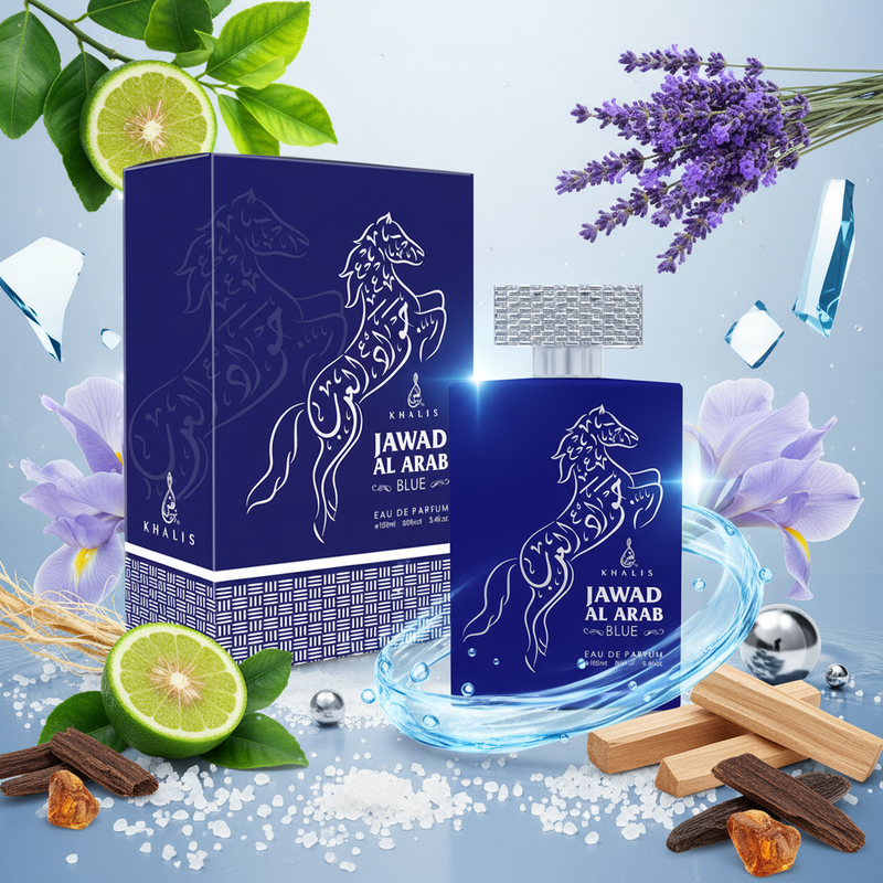 Khalis Jawad Al Arab Blue cu ingrediente naturale