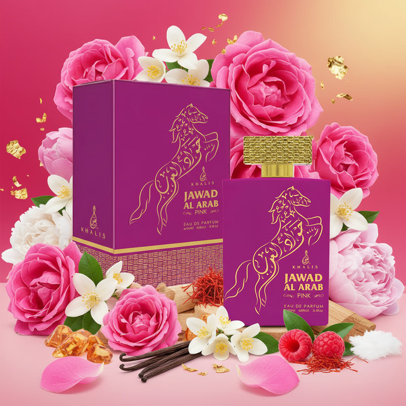 Khalis Jawad Al Arab Pink cu ingrediente naturale