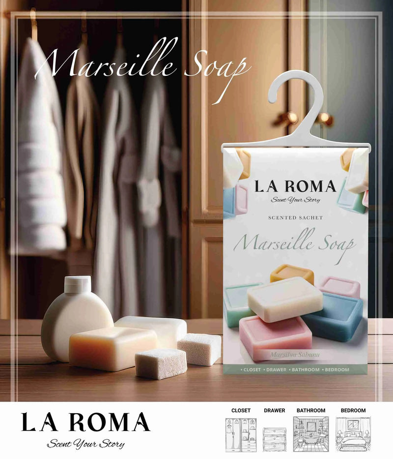 Jabon Marseille Ambientador Armario LA ROMA 26gr