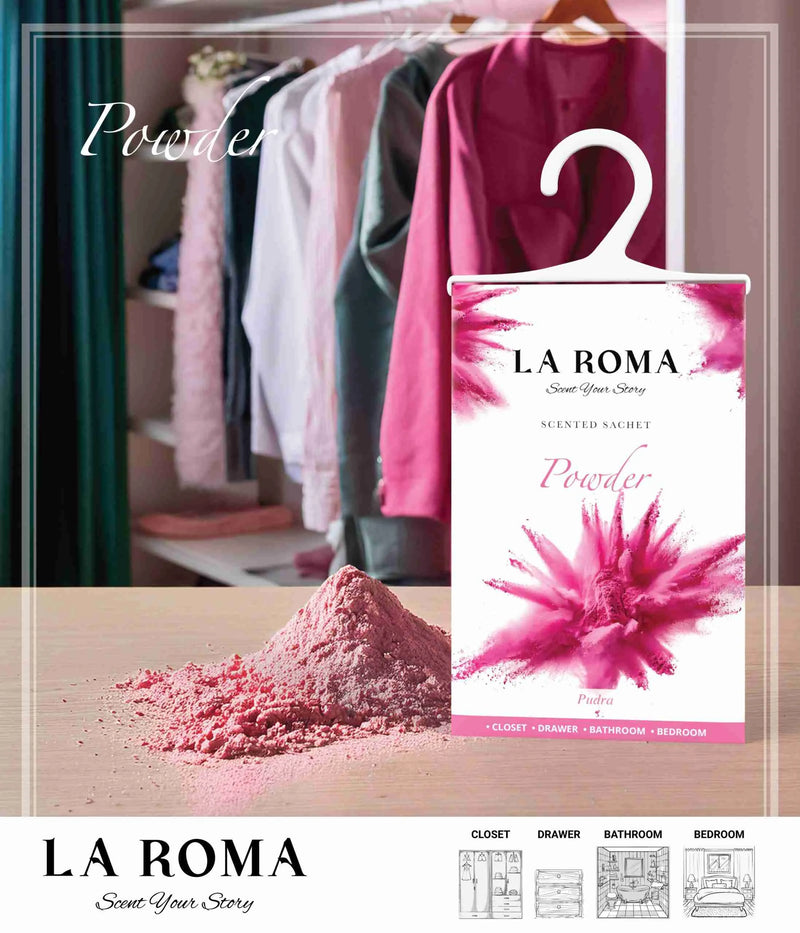 Powder Ambientador Armario LA ROMA 26gr