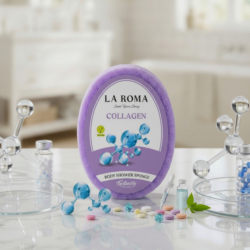 La Roma burete de baie oval colagen cu ingrediente