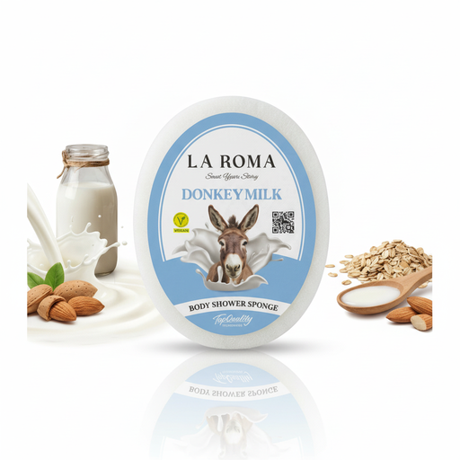 La Roma burete de baie oval lapte de măgăriță cu ingrediente