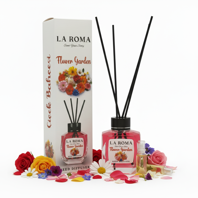 La Roma Flower Garden difuzor cu cutie și ingrediente